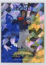 2024 Panini Crusade Crusade Blue Cracked Ice Prizm Jake Gelof #43 g1d