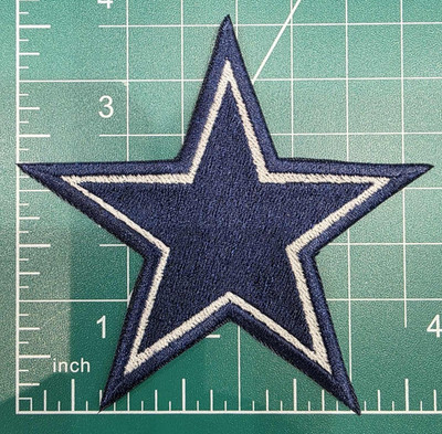 3'' Dallas Cowboys Iron /Sew On Embroidered Patch Football Logo NFL