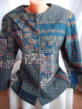 Catarina Übergangsjacke Patchwork Muster mehrfarbig kurz gr. L