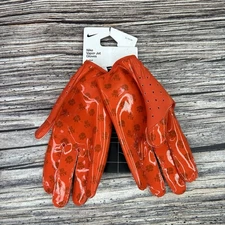 Mens Sz XL Nike Vapor Jet PE Clemson Tigers Orange Football Gloves FN5255-811