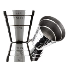 Premium Stainless Steel Jigger – US Standard Double-Sided Cocktail Measuring ...