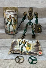 LEGO Bionicle Toa Iruini (8762) 100% Complete w/ Canister  Manual & Spinners