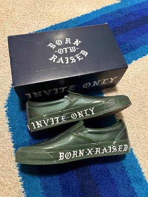  Born X Raised Vans F&F Shoes (Size11.5) Snake Green Brand New  