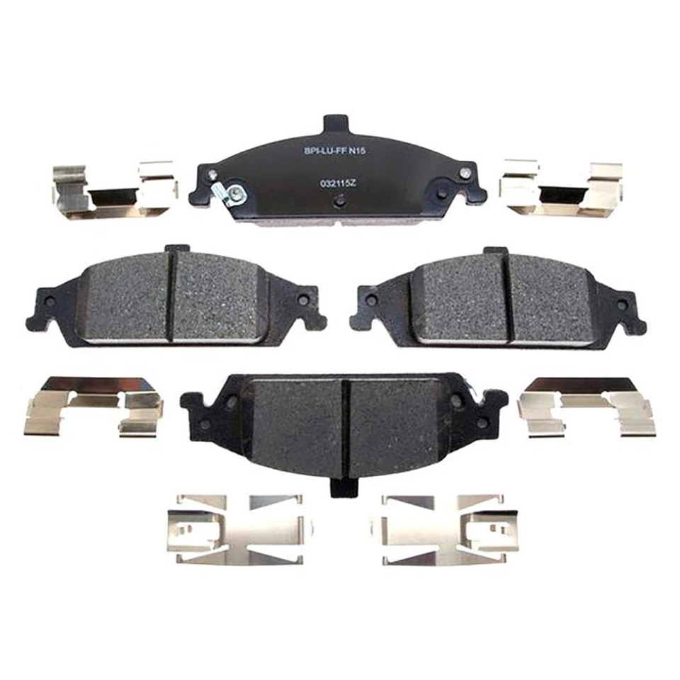 Rotores de freno delanteros traseros y pastillas de freno de cerámica para Pontiac Grand Am 1999-2005 Foto 3 de 4