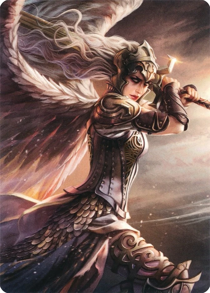 Angel Token (Full Art Reversible) - LP FOIL - Unstable UST MTG - Image 2 of 2