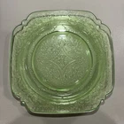Uranium green square depression plate