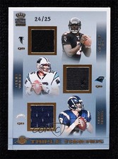 2002 Pacific Crown Royale Gold 24/25 Michael Vick Chris Weinke Drew Brees wo2