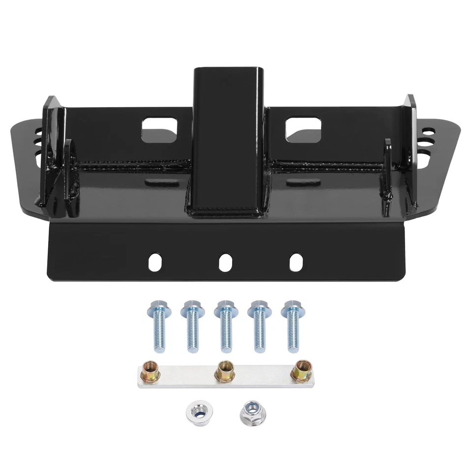 2" Receiver Hitch Front Plow Mount For Polaris Ranger 400 500 570 800 900 UTV Foto 2 de 4