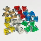 24 Piece Micro Blade Fuse Assorted Kit Mixed Low Profile Mini Car Van Auto
