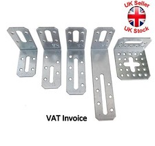 Galvanised Corner Assembly Adjustable Angle Bracket Joist Timber Mending Plates