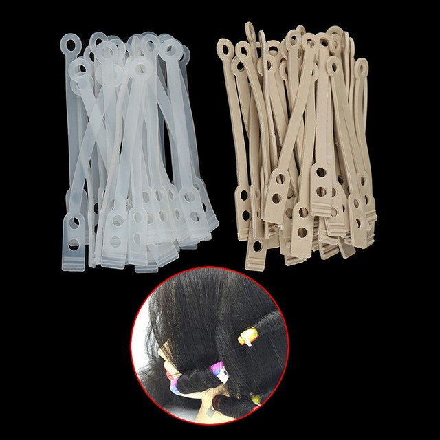 35/45Pcs Perm Rod Curler Roller Hair Curler Replacement Elastic Rubber