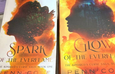 2 Book Lot Spark of the Everflame Glow Kindred s Curse Saga Penn Cole