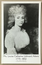 Mrs Louisa Catherine Adams Portrait Real Photo Vintage RPPC Postcard Unposted