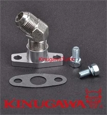 Turbo Oil Drain Flange 45deg 10AN Fit BorgwarneEFR 6258 6758 7163 7064 7670 9180