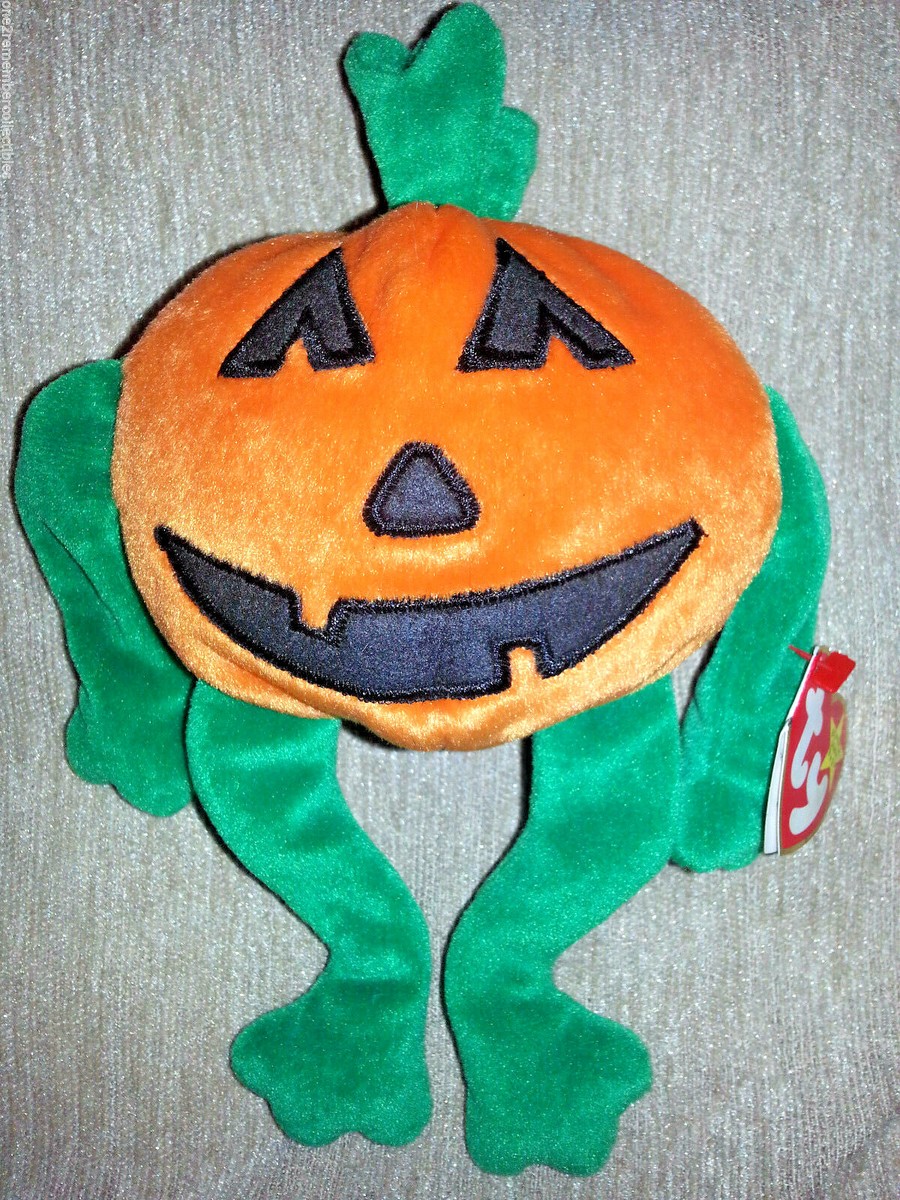 TY Beanie Baby PUMKIN The PUMPKIN 1998 Halloween MINT Retired - Main Image