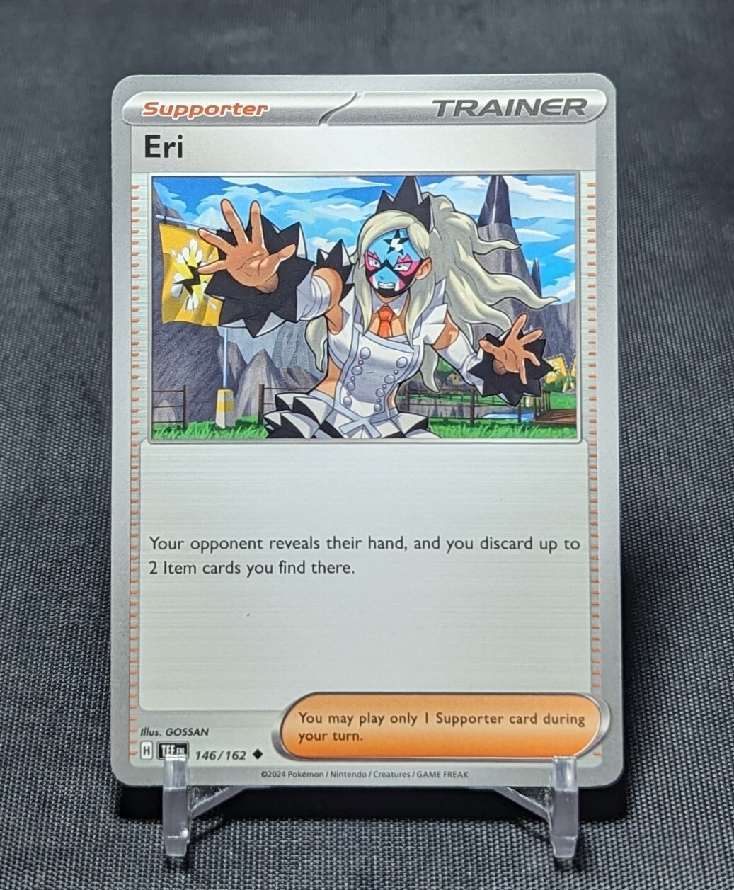 Eri Regular Uncommon Trainer Supporter Temporal Forces Pokemon Card 146/162