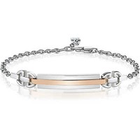 Armband Herren Morellato Motown Stahl Mit PläTtchen Rosen Gold SALS11