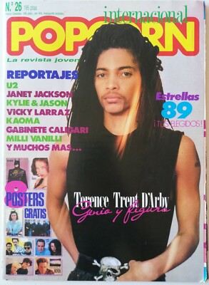Revista POPCORN 26 Roxette U2 Madonna Kylie Minogue Vicky Larraz Janet Jackson