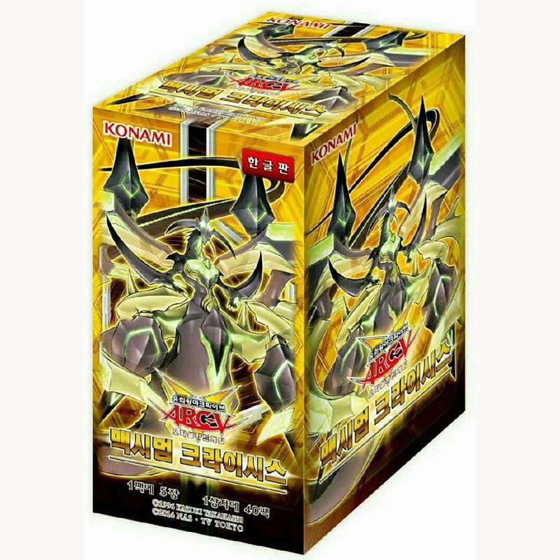 Yu-Gi-Oh Card "Maximum Crisis" Booster box (40Packs) Korean ver.
