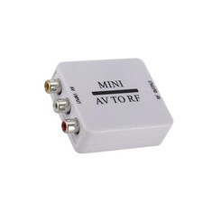 Video Converter RCA/Composite A/V To RF/Coax/Coaxial Converter RF Modulator AV 2