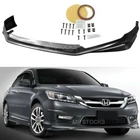 FOR 13-15 Honda Accord 4 DOOR MD Style Front Bumper Lip Spoiler Splitter Chin PP