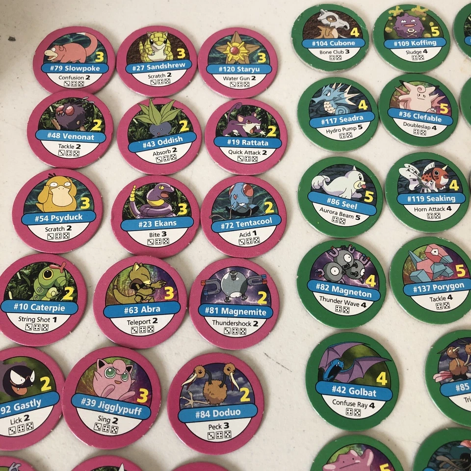 Настольная игра Pokemon Master Trainer 1999 запасные части на выбор - Изображение 2 из 4