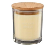 Sea Salt Breeze Scented Candle 7.5 oz Glass Jar With Wood Lid