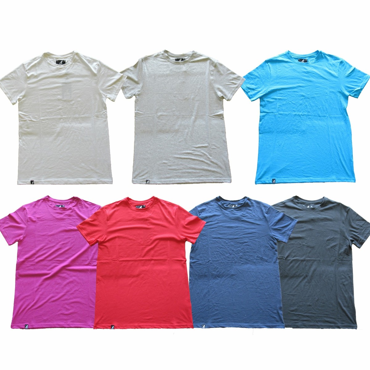 Kangol Men's Casual Short Sleeve Cotton Poly Spandex Blend T