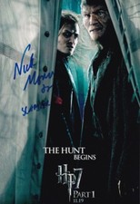 NICK MORAN signed Autogramm 20x30cm HARRY POTTER in Person autograph COA