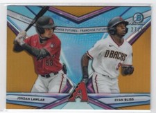 2021 Bowman Draft Franchise Futures GOLD Ryan Bliss/Jordan Lawlar Rookie /50