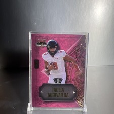 2023 Wild Card 7 Card Stud Taulia Tagovailoa Rookie Auto Pink 1/4 Tua's Brother
