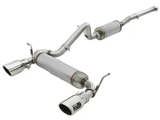 aFe 49-48062-P Rebel Catback Exhaust System for 07-18 Jeep Wrangler JK 3.6L/3.8L