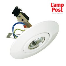 5 x White Converter Ceiling Downlight Mains or 12 Volt KIT CR80WH