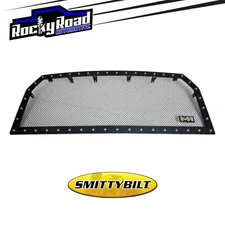 Smittybilt Black Stainless Wire Mesh Grill Grille for 2015-2016 Ford F150 F-150