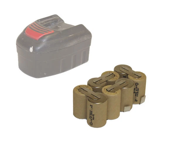 Akku für Würth SL96 BS96-A Compact 0700950214 - 9,6V 2000mAh NIMH