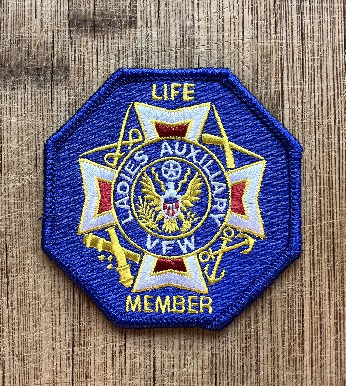 Veterans Of Foreign Wars Vfw Ladies Auxiliary Life Member Patch 3