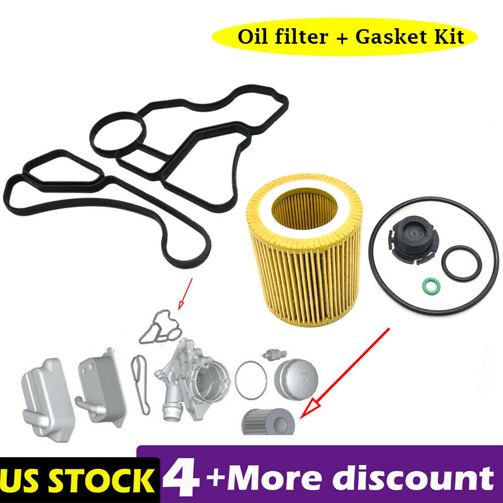 Oil Filter Housing Gasket Cooler Seal Oil filter for BMW X1X3X5 N26 N52 N54 N56