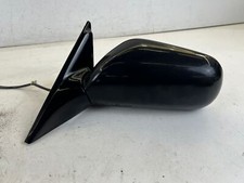 Nissan 240SX Left Side Door Mirror Black S13 89-93 OEM