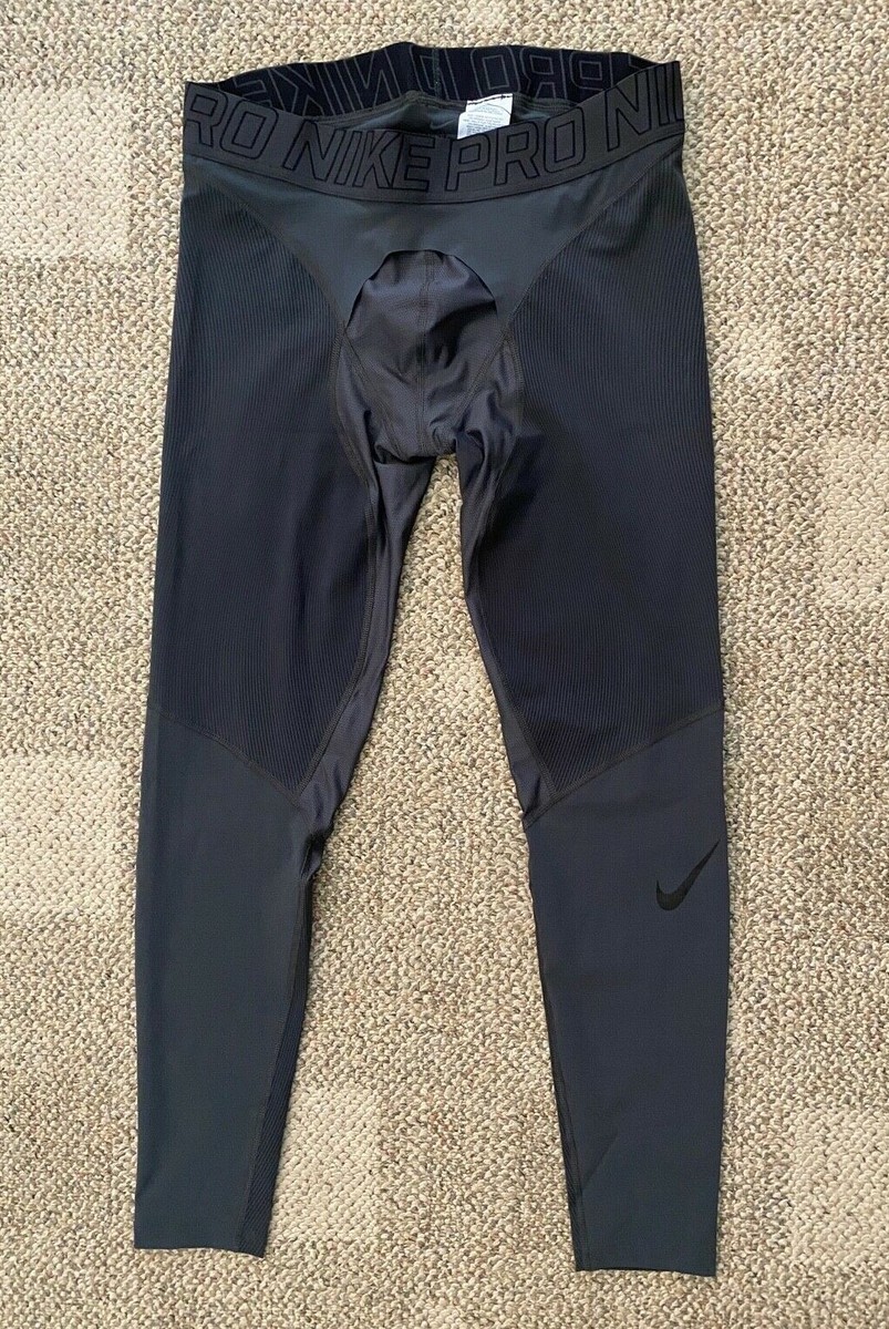 Mens Nike Pro Training Tights Gray Size 2XL XXL Compression 646368