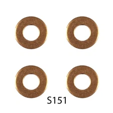 For Renault Megane CC Diesel Fuel Injector Copper Base Washer / Seal x 4