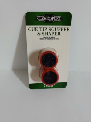 Cue Stick Tip Scuffer and Shaper Tool Eastpoint 2 Ct. 1 Narrow 1 Wide POOL TABLE
