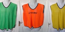 Training Bibs Sports Football Soccer Rugby Team Practice Vests Mesh Pack of 3
