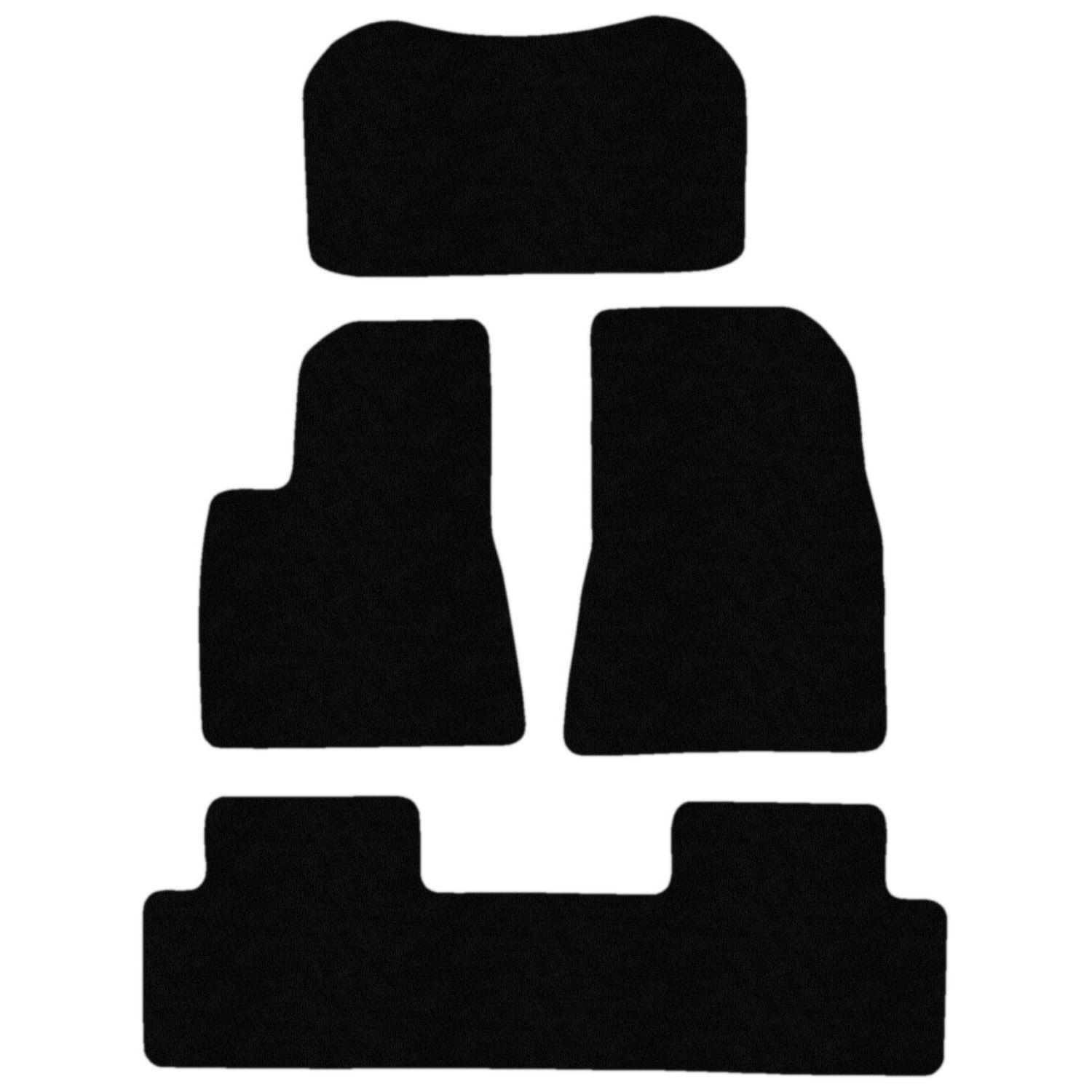 Tapis de sol en velours premium et cuir blanc luxe pour Tesla Model 3