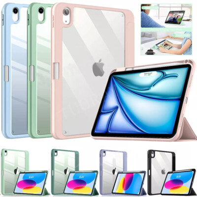 Hülle für iPad 11 10 9 8 7 Gen Air 11'' M4 M3 Pro 11 Tasche Cover mit Stifthalter
