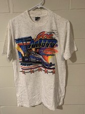 Vintage 1993 Joe Amato 5 Time Winston Drag Racing Champion Graphic Shirt Size M