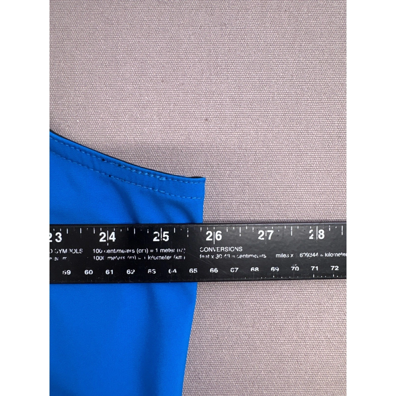 Trimark Mens Royal Blue Softshell Full Zip Vest Presidents Club XL 12504 - product detail image 4