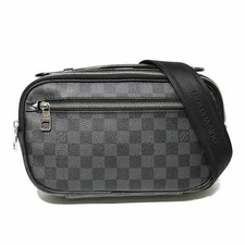 Louis Vuitton Damier Graphite Umbrella N41289 Body Bag Discontinued Model Men'S
