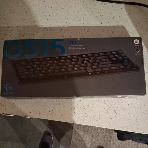 New Logitech G515 Lightspeed TKL Low-Profile Wired Tactile Gaming Keyboard