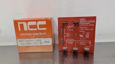 National Controls Corp NCC Q2F-00001-326 Solid State Cube Timer 12VDC 1A 0.05-1s
