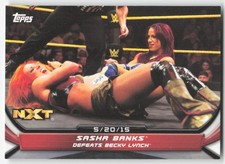2016 Topps WWE Divas Revolution Best Matches Sasha Banks #6